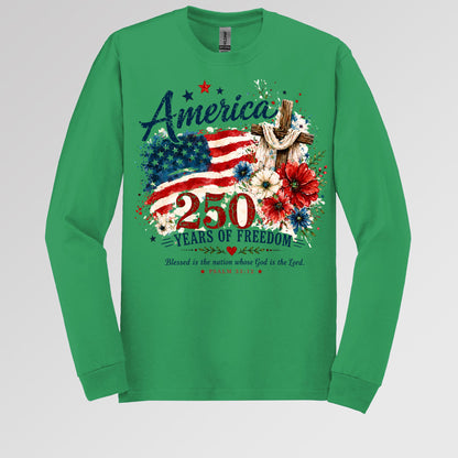 America 250 Years Of Freedom Blessed Is The Nation Whose God Is The Lord Psalm 33.12 01