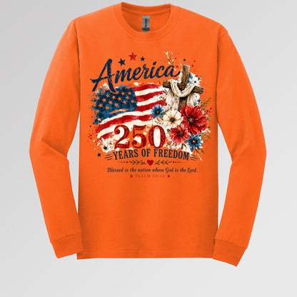 America 250 Years Of Freedom Blessed Is The Nation Whose God Is The Lord Psalm 33.12 01
