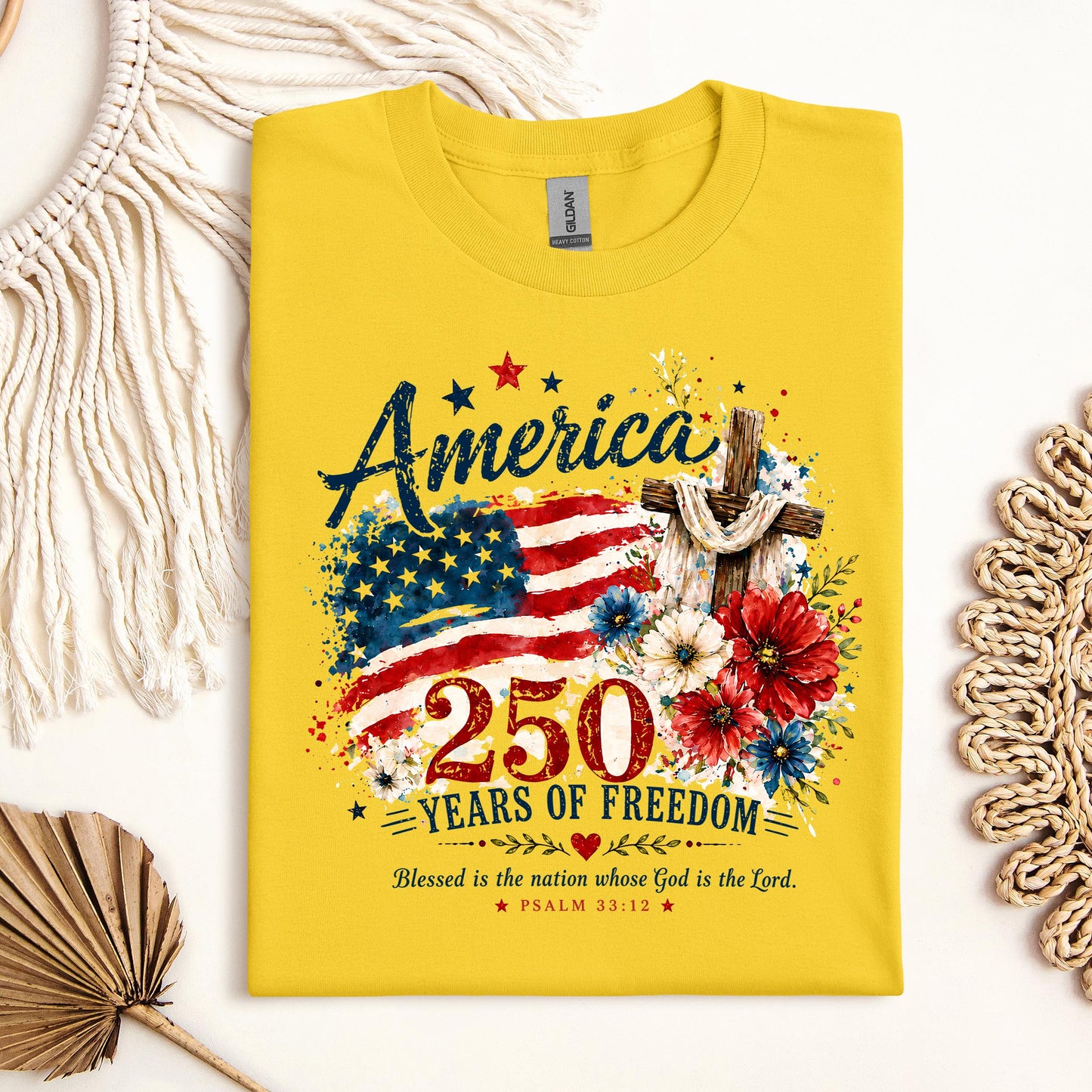 America 250 Years Of Freedom Blessed Is The Nation Whose God Is The Lord Psalm 33.12 01