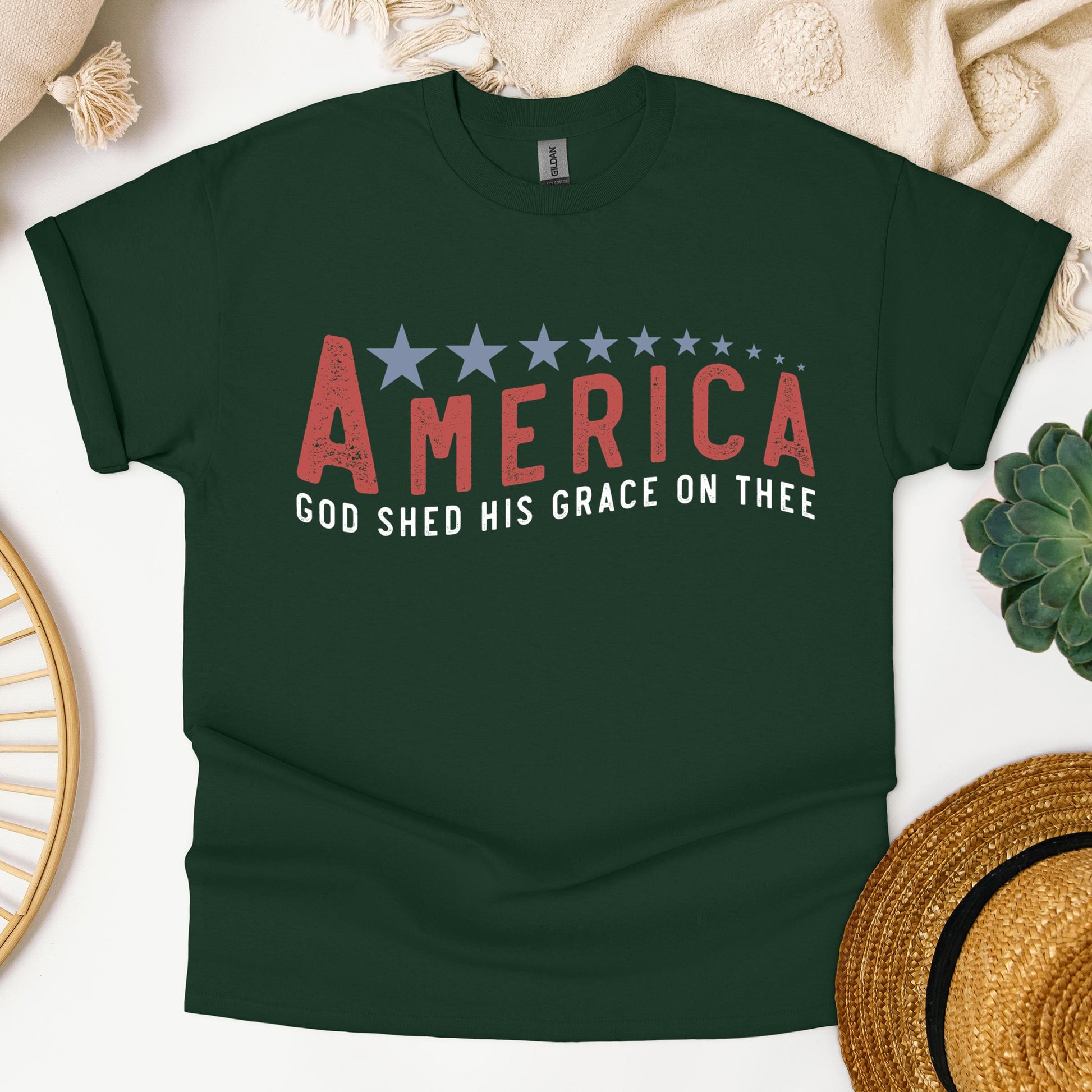 America God Shed His Grace On Thee 01