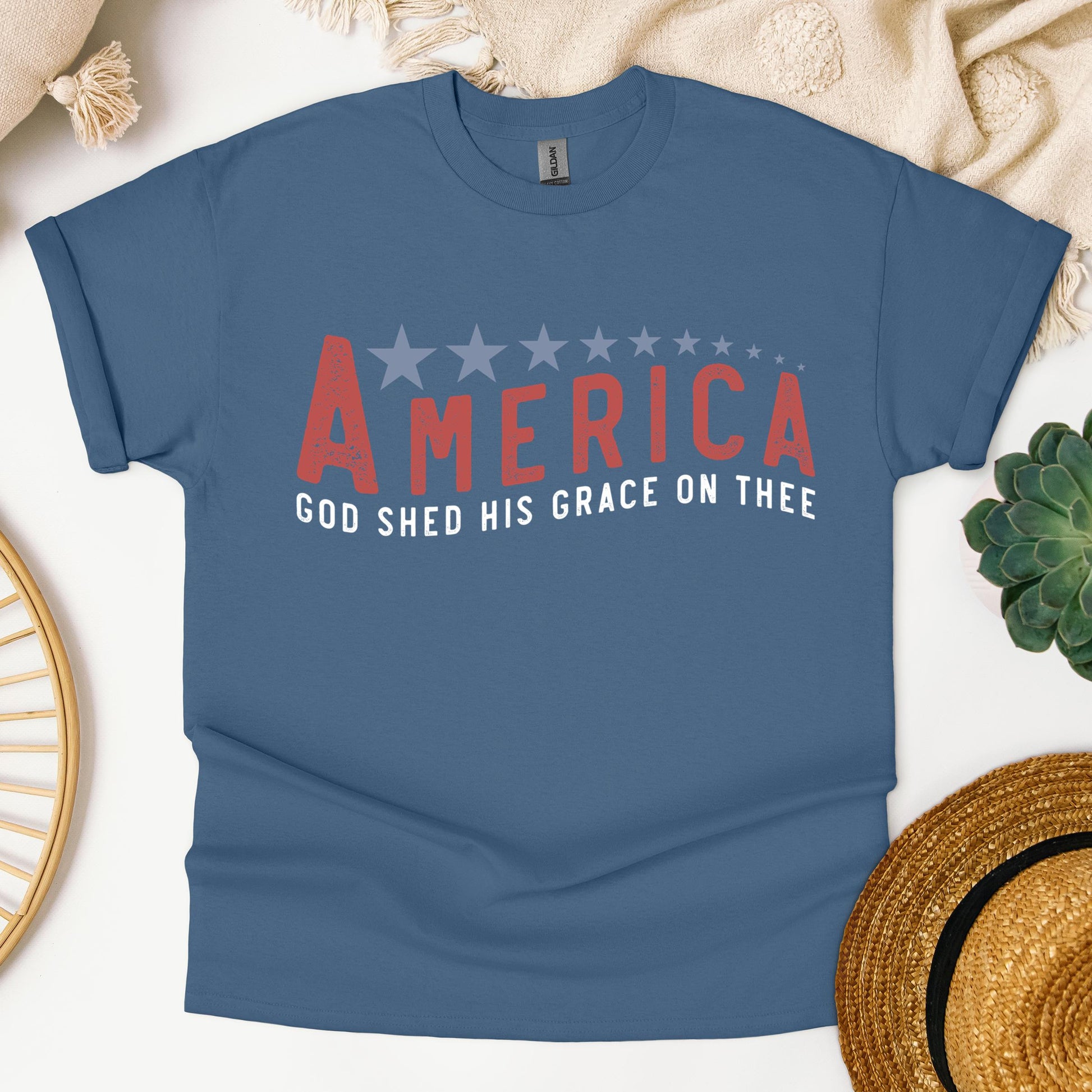 America God Shed His Grace On Thee 01