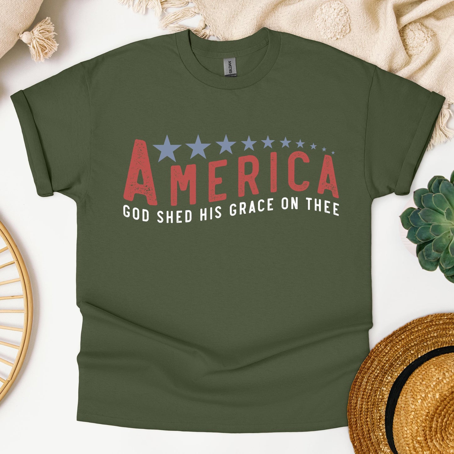 America God Shed His Grace On Thee 01