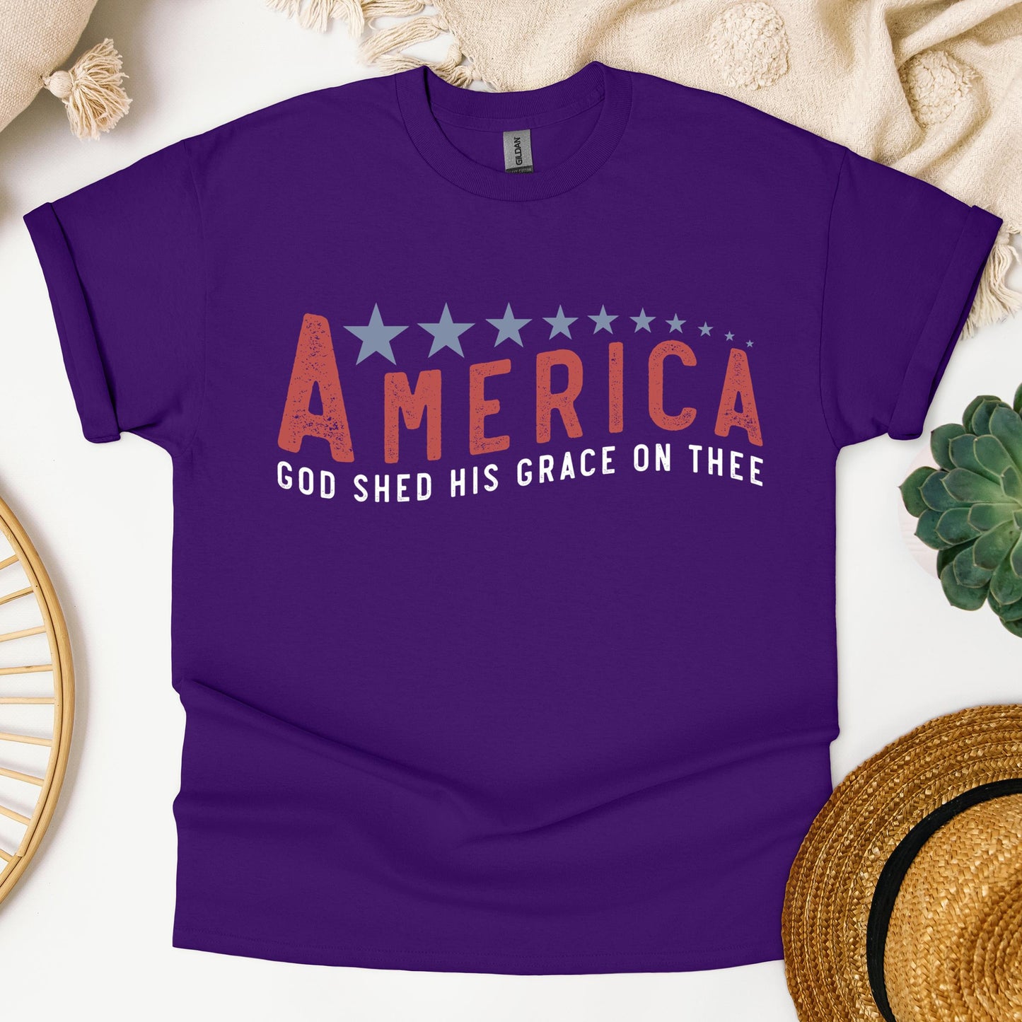 America God Shed His Grace On Thee 01