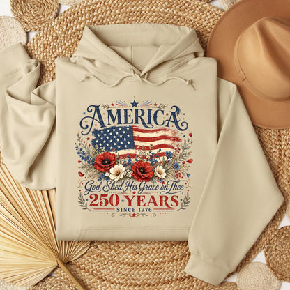 America God Shed His Grace On Thee 250 Years Since 1776 01