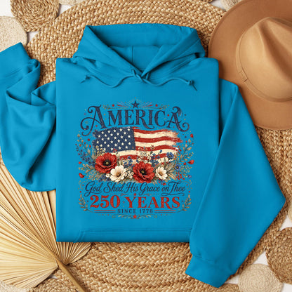 America God Shed His Grace On Thee 250 Years Since 1776 01