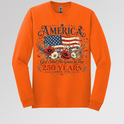 America God Shed His Grace On Thee 250 Years Since 1776 01