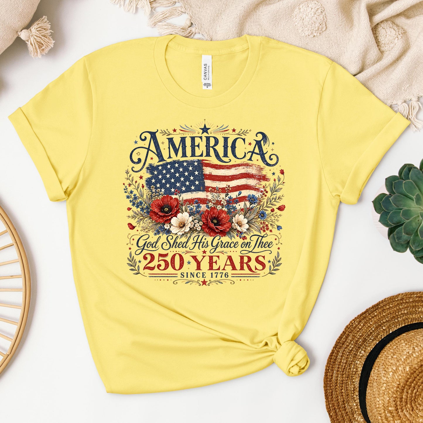 America God Shed His Grace On Thee 250 Years Since 1776 01