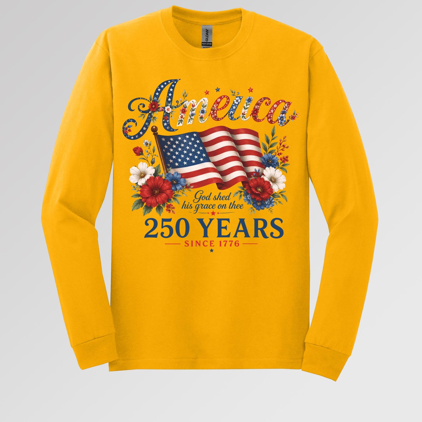 America God Shed His Grace On Thee 250 Years Since 1776 02