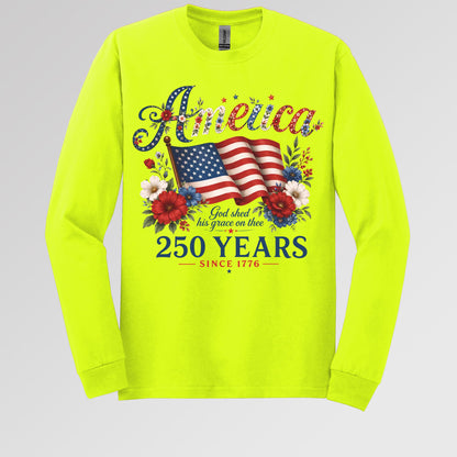 America God Shed His Grace On Thee 250 Years Since 1776 02