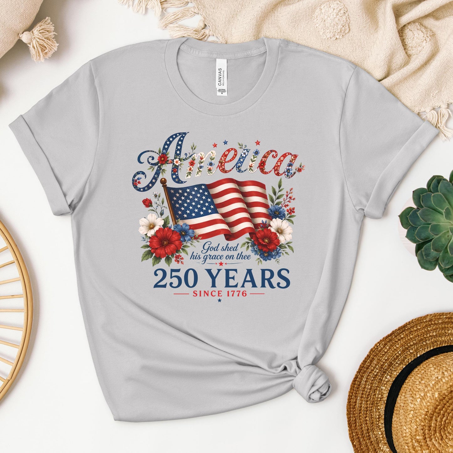 America God Shed His Grace On Thee 250 Years Since 1776 02