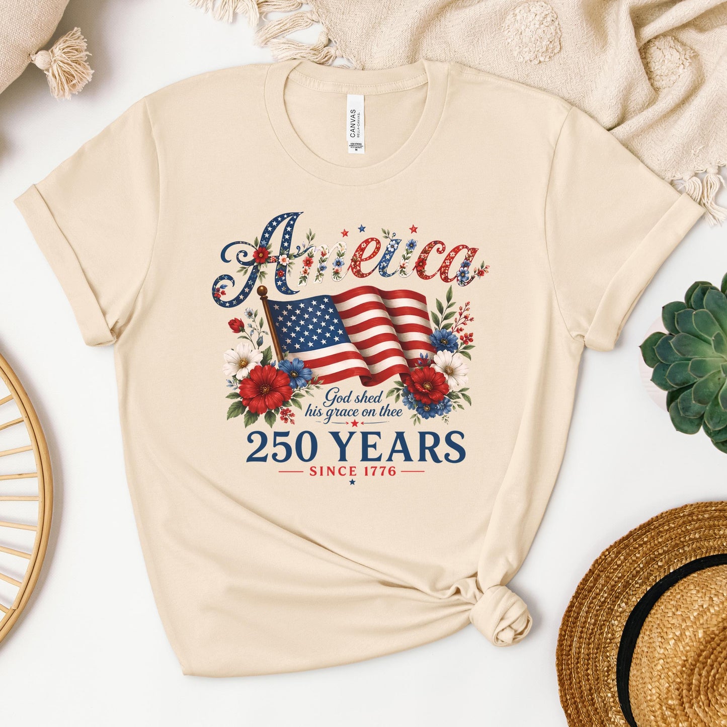 America God Shed His Grace On Thee 250 Years Since 1776 02
