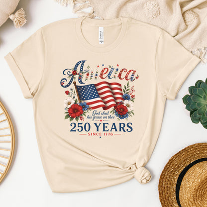 America God Shed His Grace On Thee 250 Years Since 1776 02