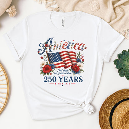 America God Shed His Grace On Thee 250 Years Since 1776 02