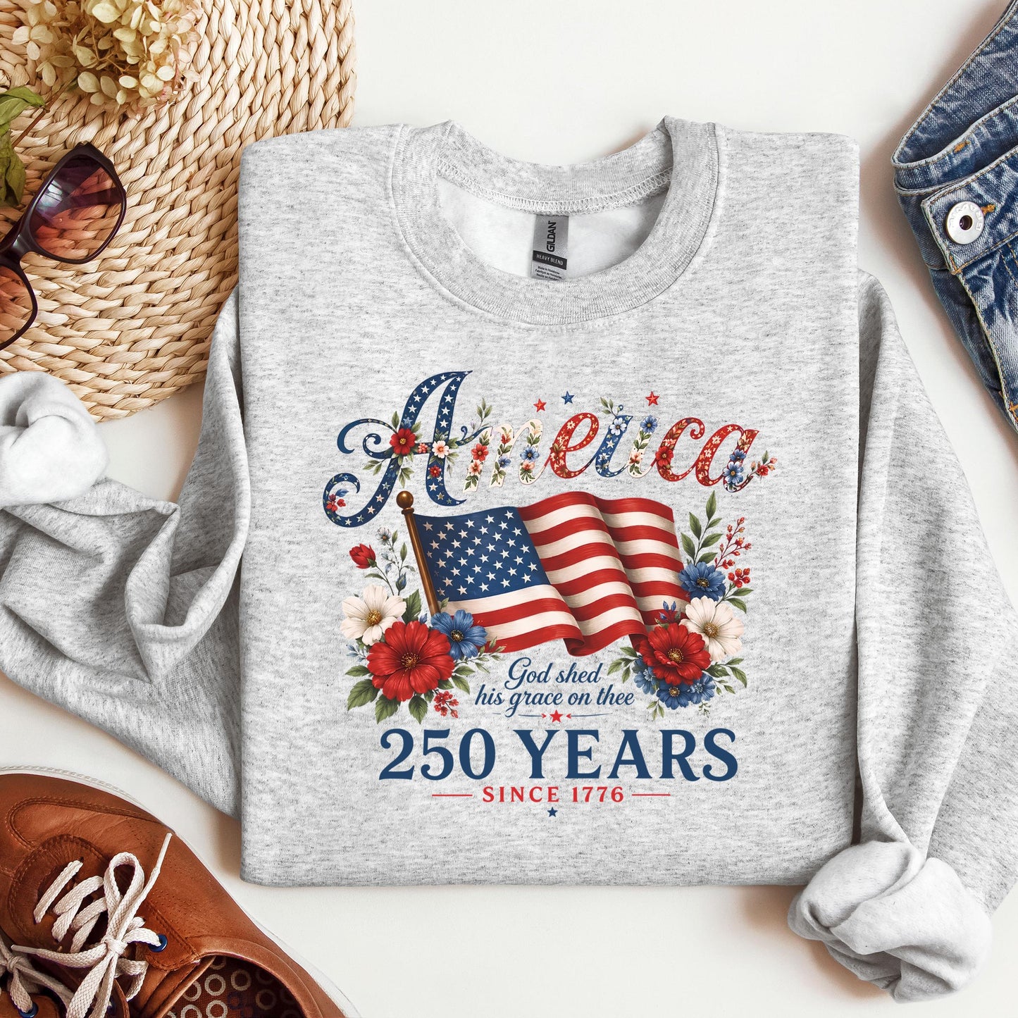 America God Shed His Grace On Thee 250 Years Since 1776 02