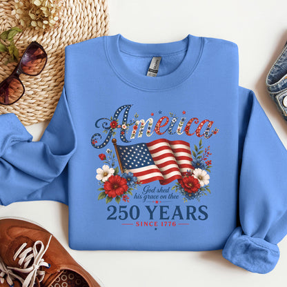 America God Shed His Grace On Thee 250 Years Since 1776 02