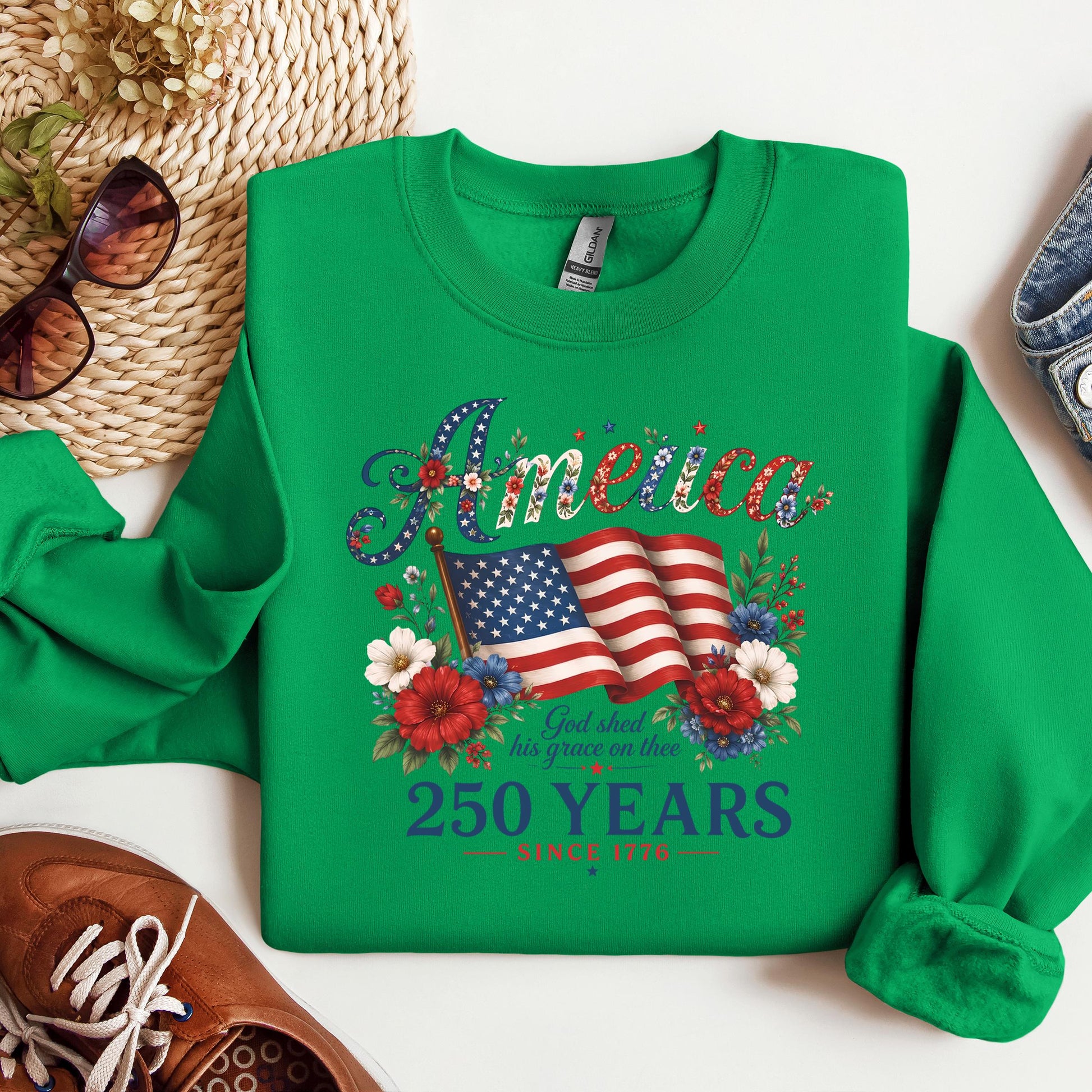 America God Shed His Grace On Thee 250 Years Since 1776 02