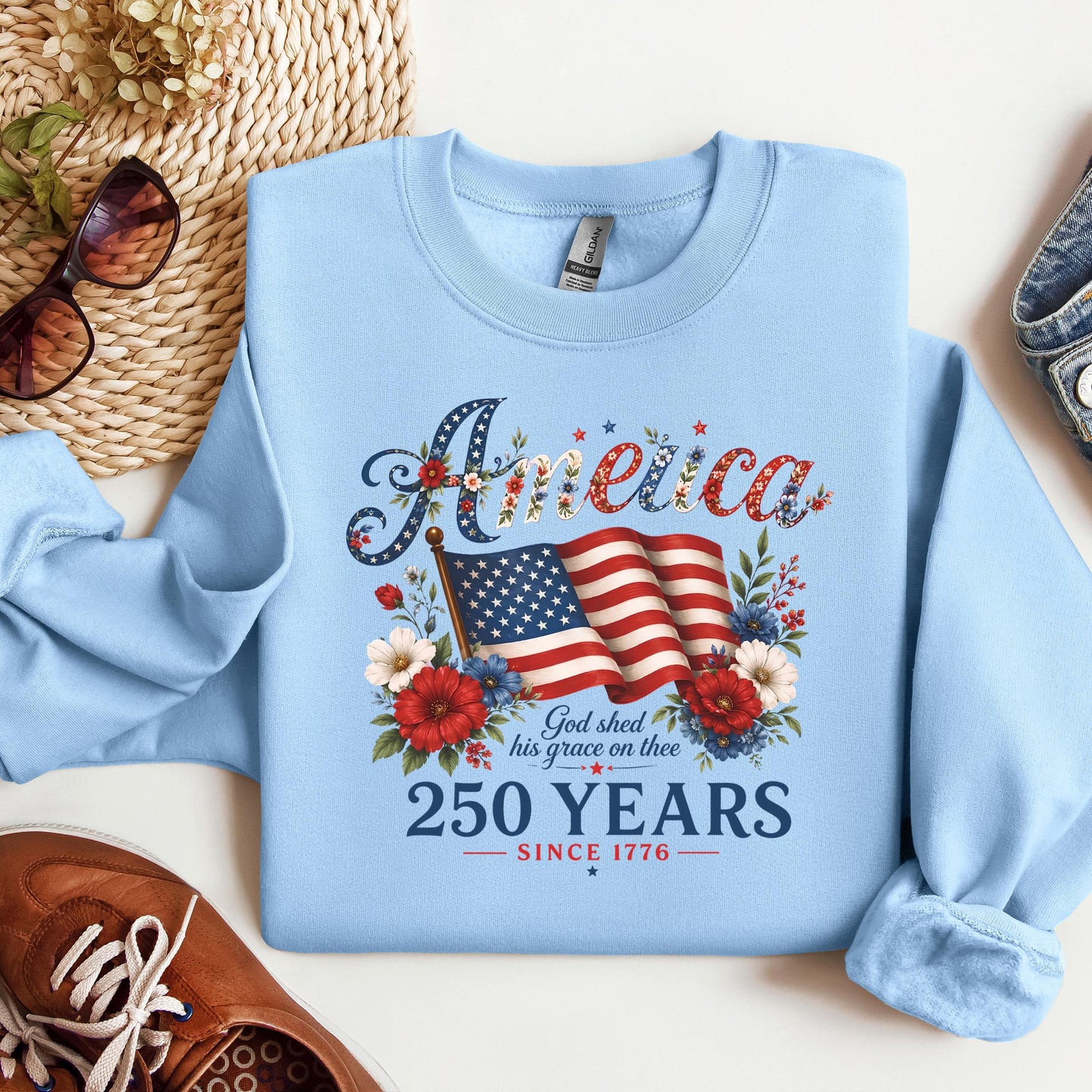 America God Shed His Grace On Thee 250 Years Since 1776 02