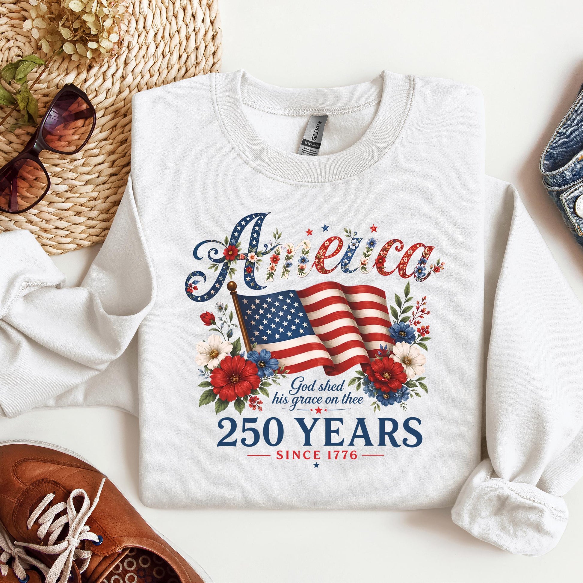 America God Shed His Grace On Thee 250 Years Since 1776 02
