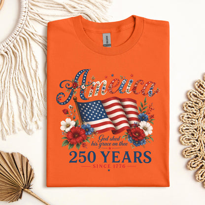 America God Shed His Grace On Thee 250 Years Since 1776 02