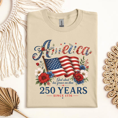 America God Shed His Grace On Thee 250 Years Since 1776 02