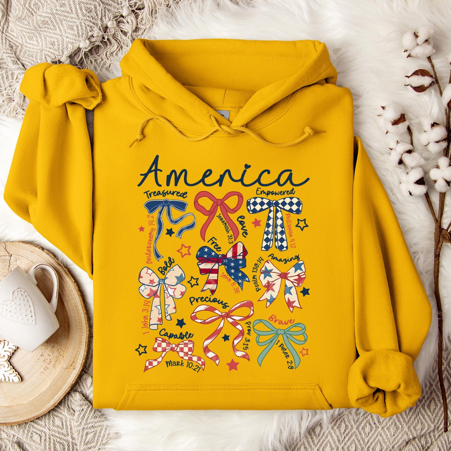 America Ribbons Hoodie