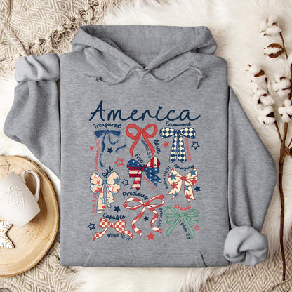 America Ribbons Hoodie