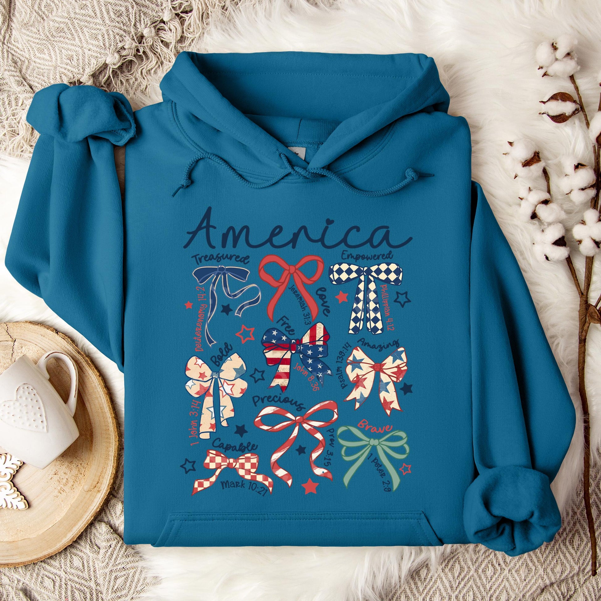 America Ribbons Hoodie