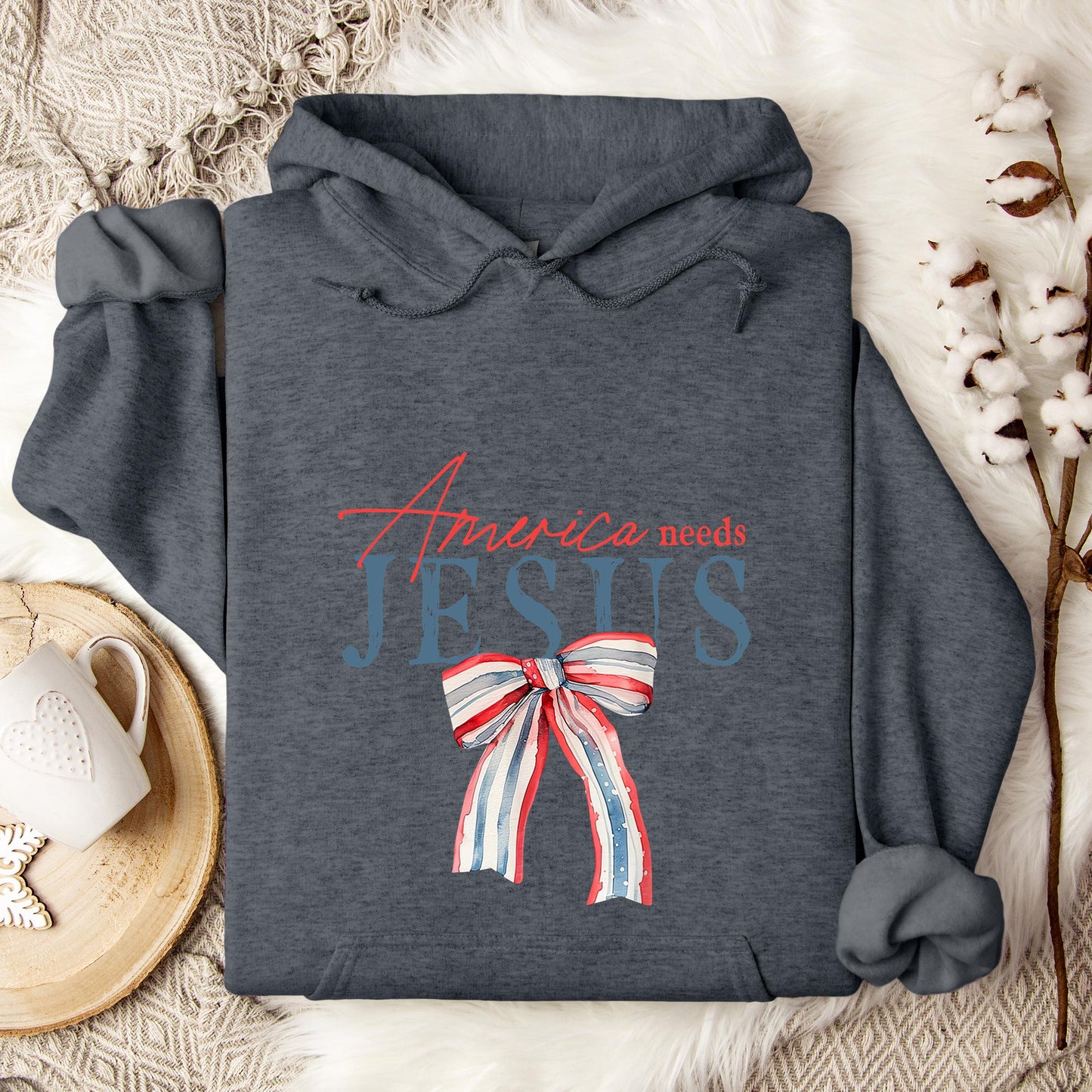 America needs Jesus Hoodie