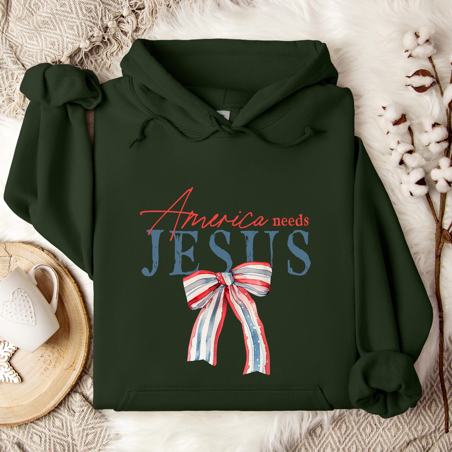 America needs Jesus Hoodie