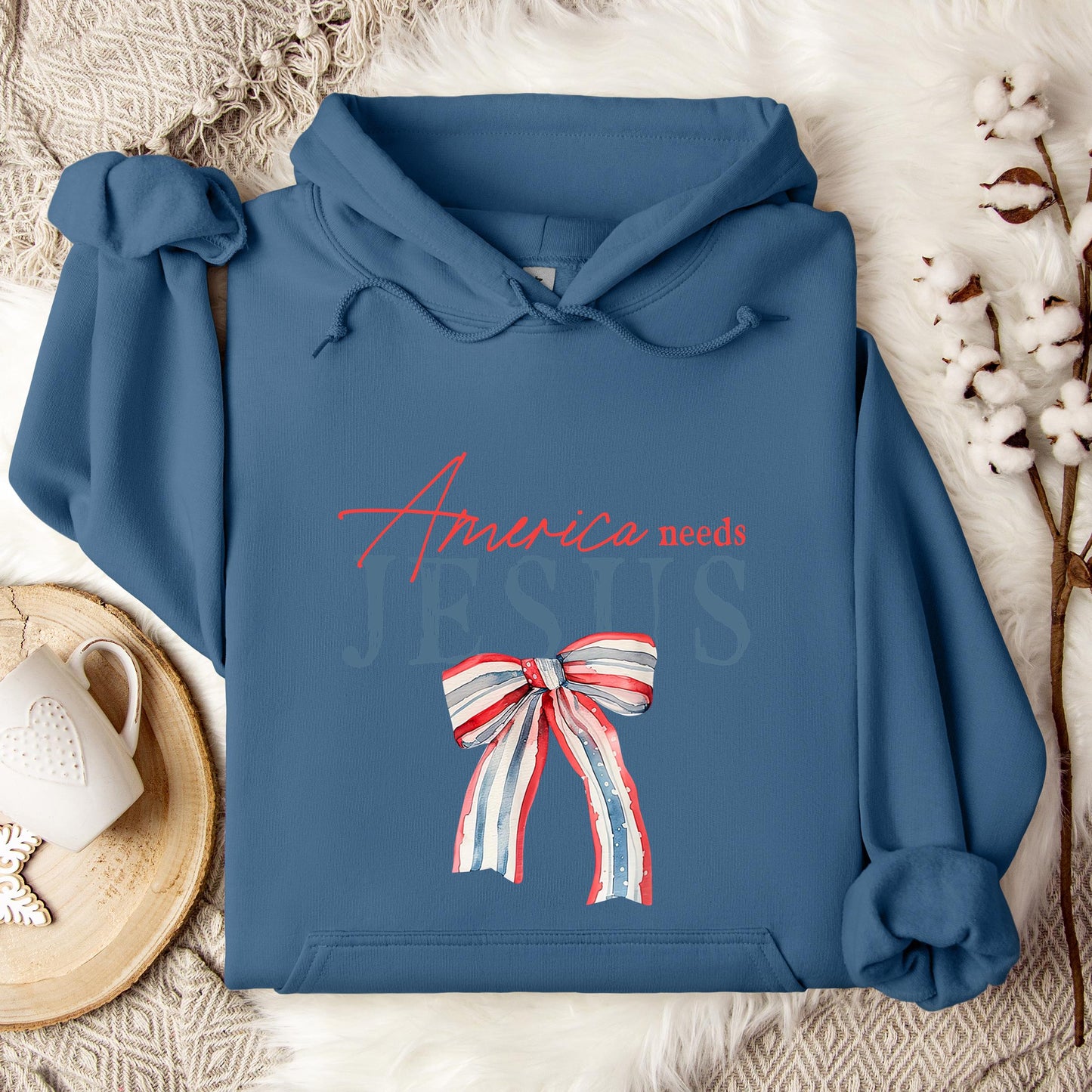 America needs Jesus Hoodie