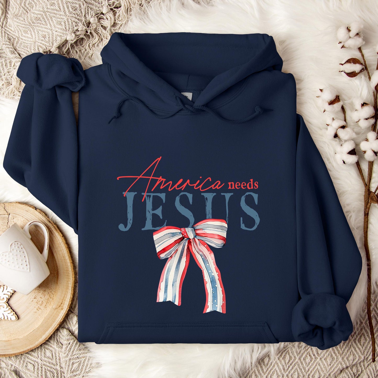 America needs Jesus Hoodie