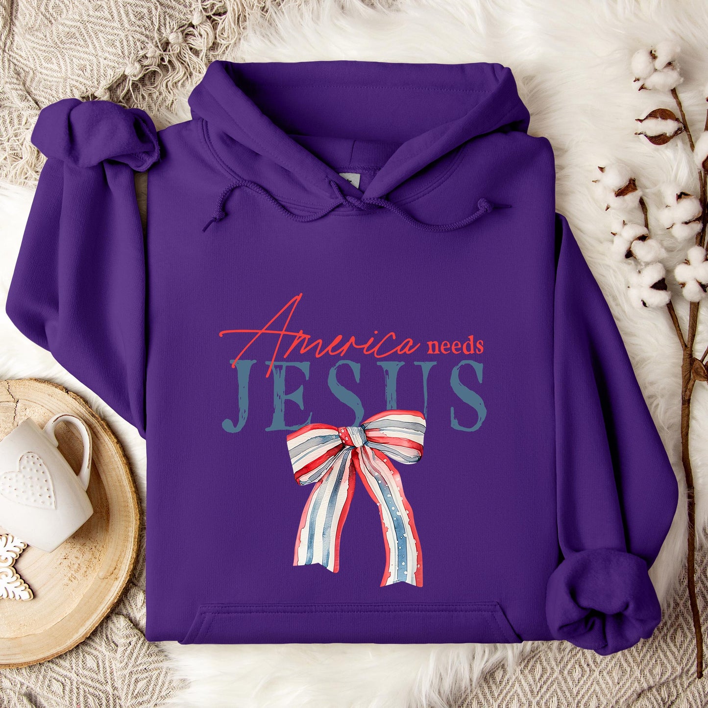 America needs Jesus Hoodie
