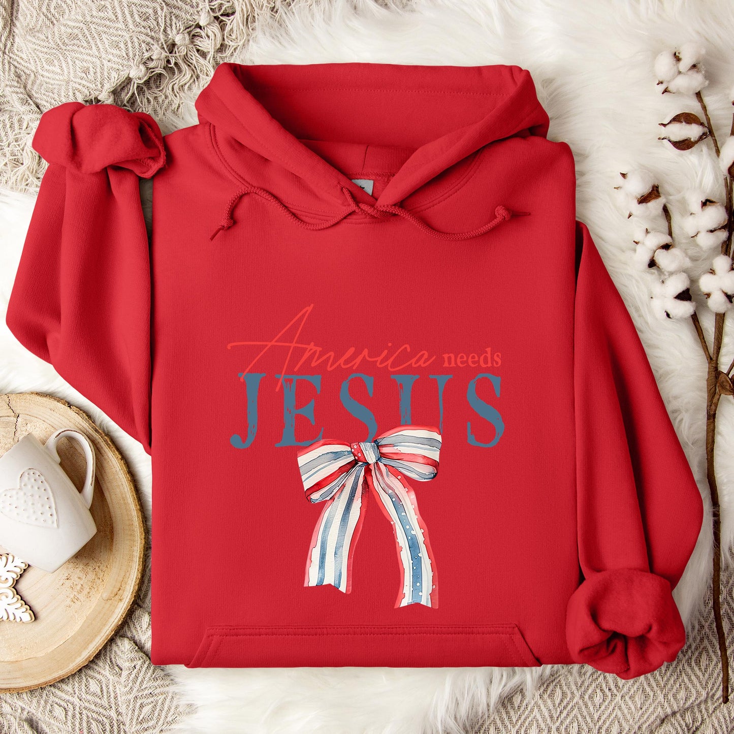 America needs Jesus Hoodie