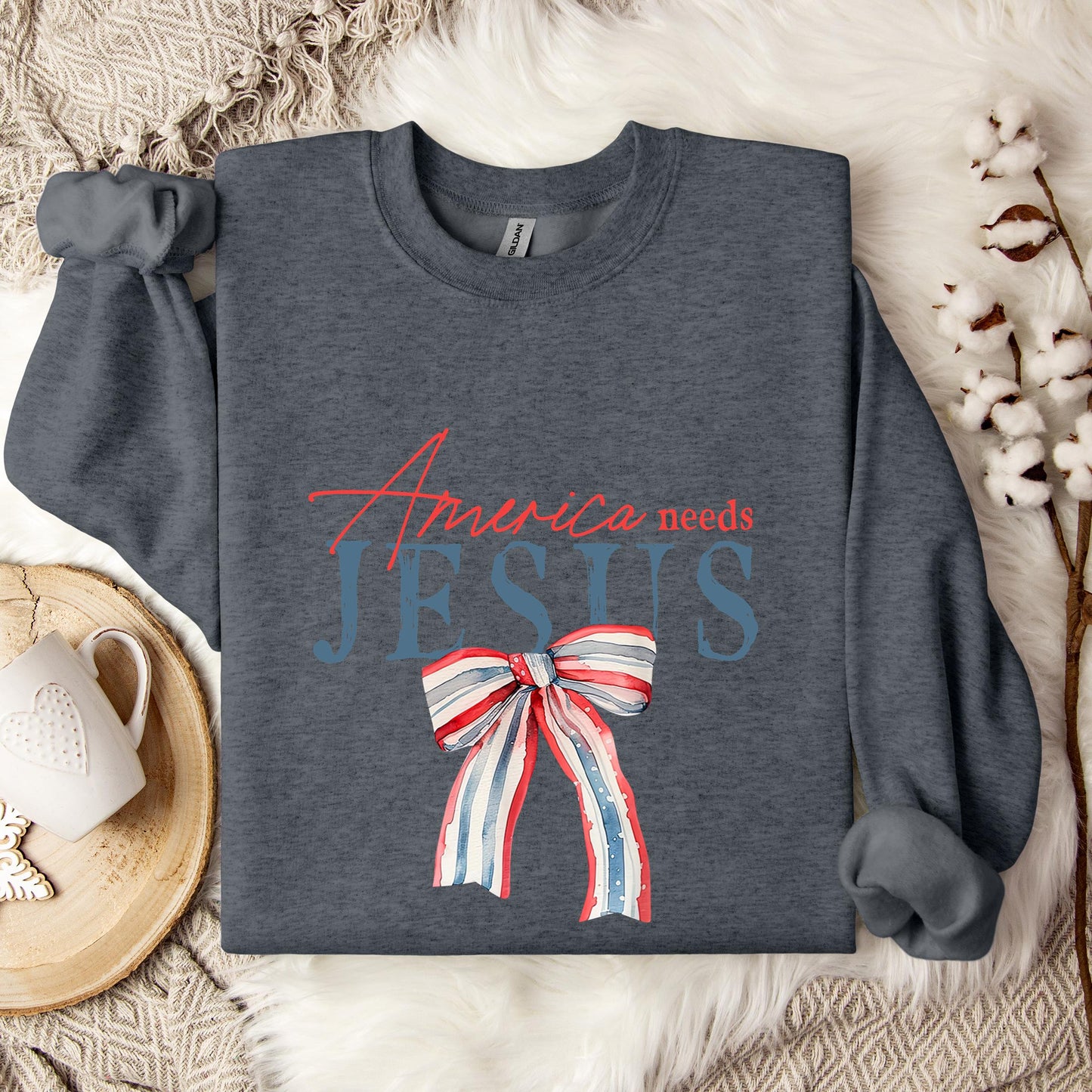 America needs Jesus Sweatshirt