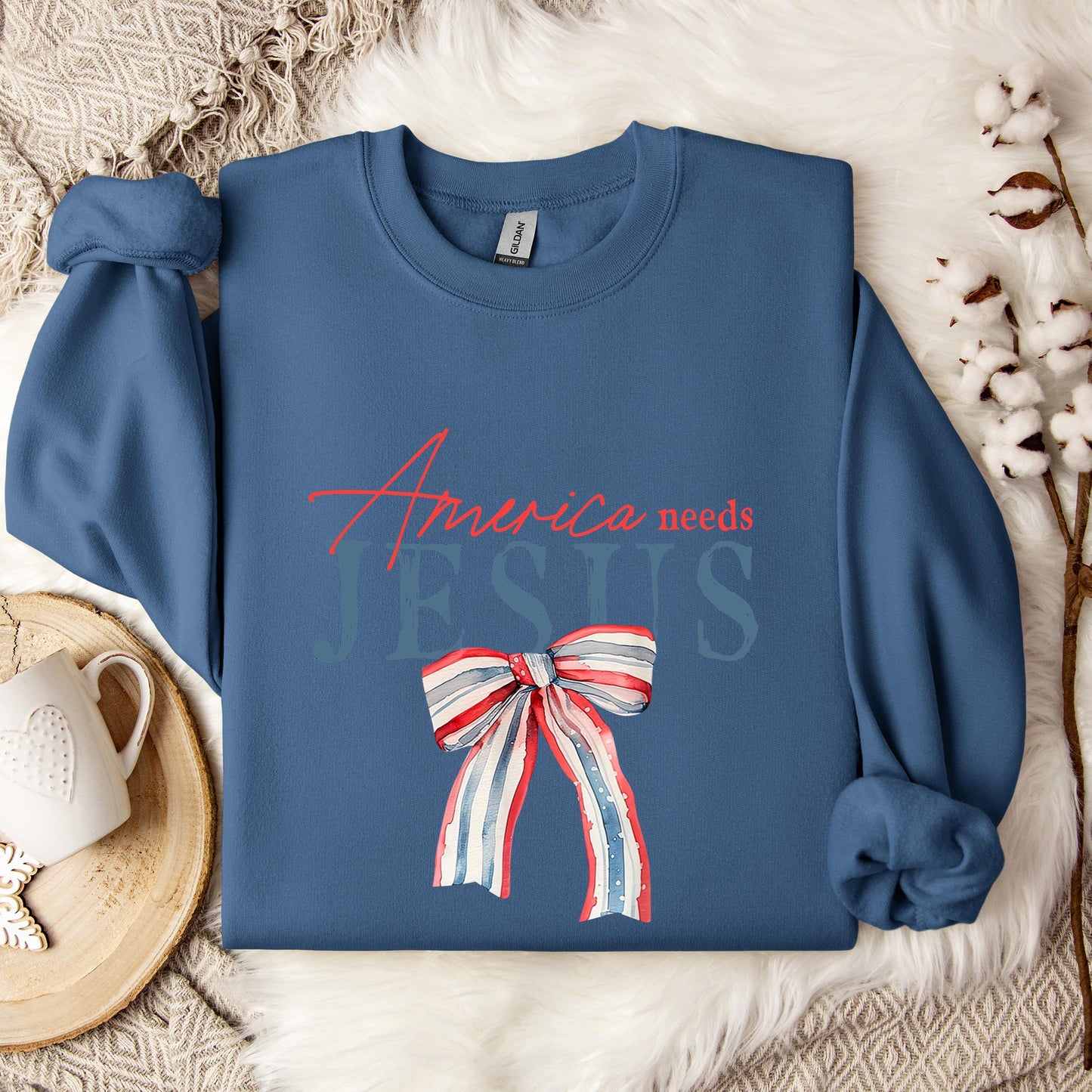 America needs Jesus Sweatshirt