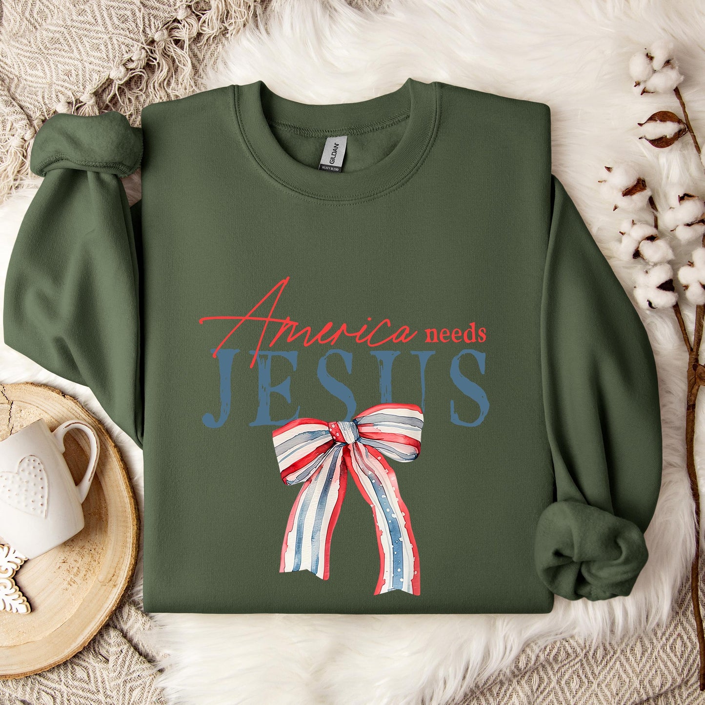 America needs Jesus Sweatshirt