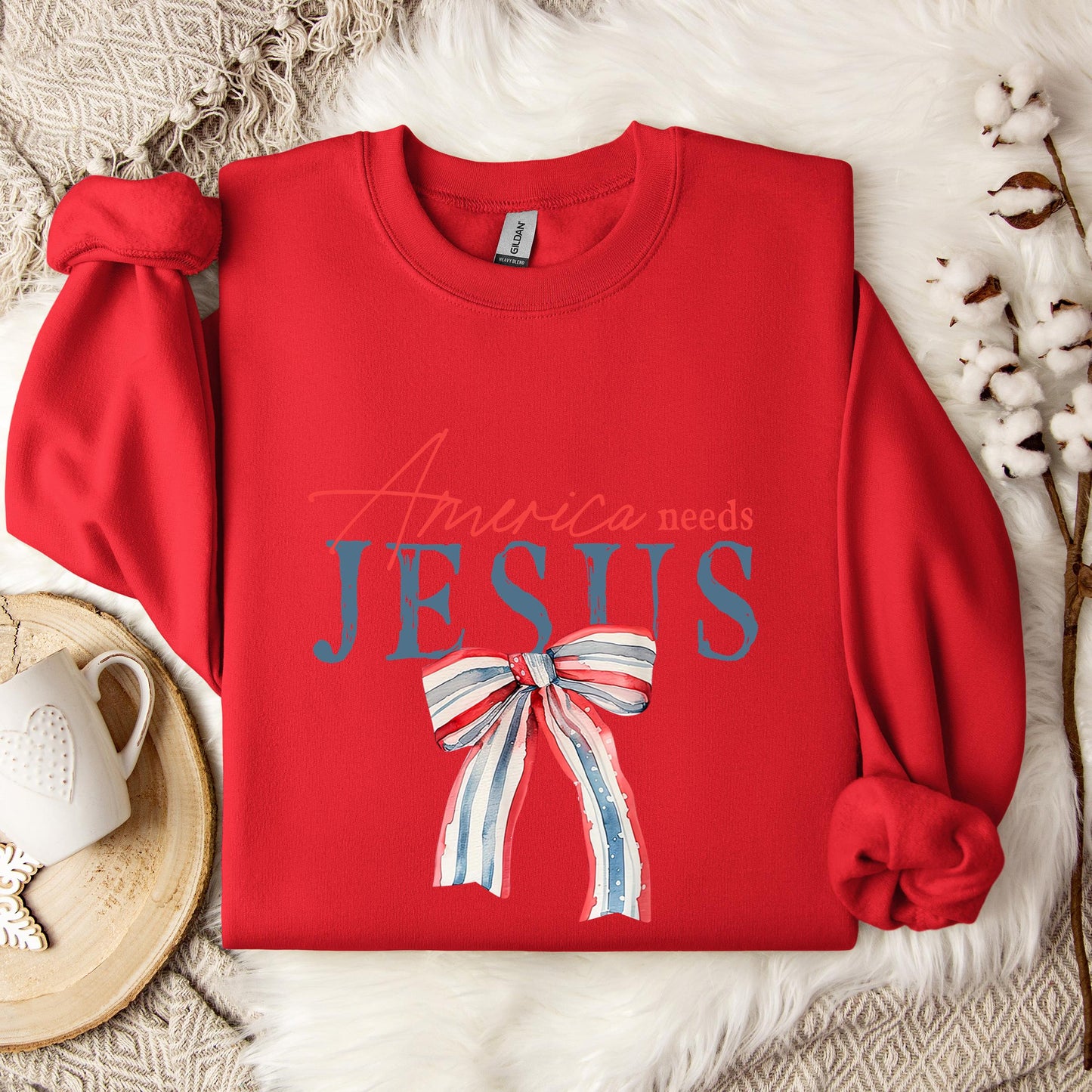 America needs Jesus Sweatshirt