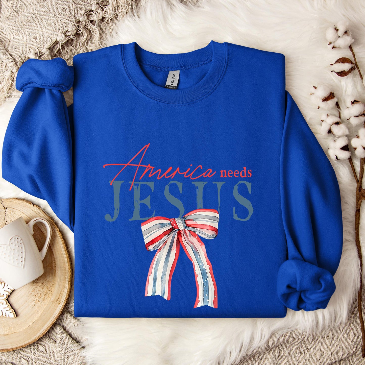 America needs Jesus Sweatshirt