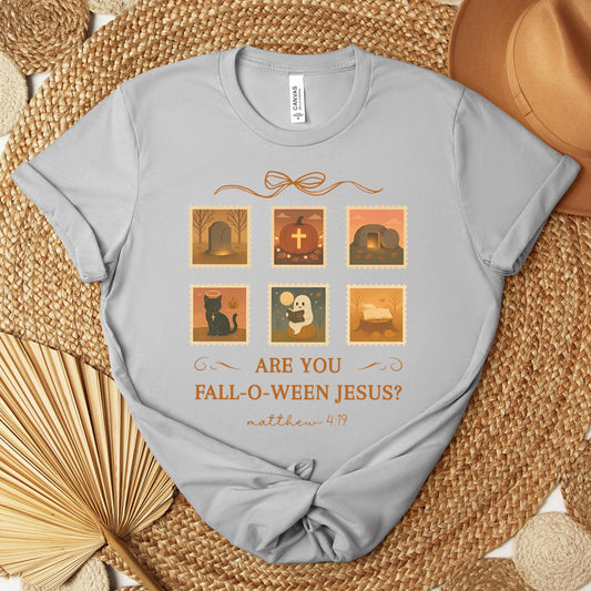 Are You Fall-O-Ween Jesus Matthew 4.19 01 Premium T-shirt