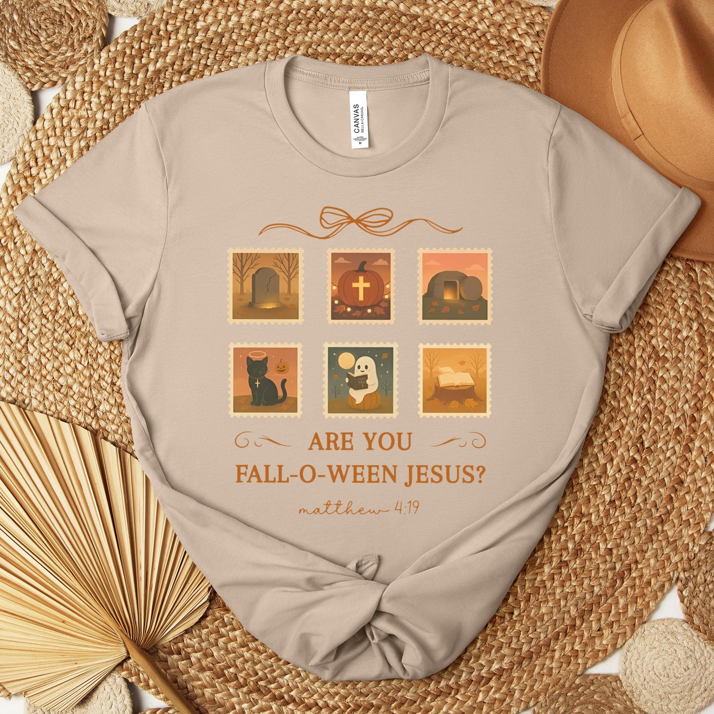 Are You Fall-O-Ween Jesus Matthew 4.19 01 Premium T-shirt