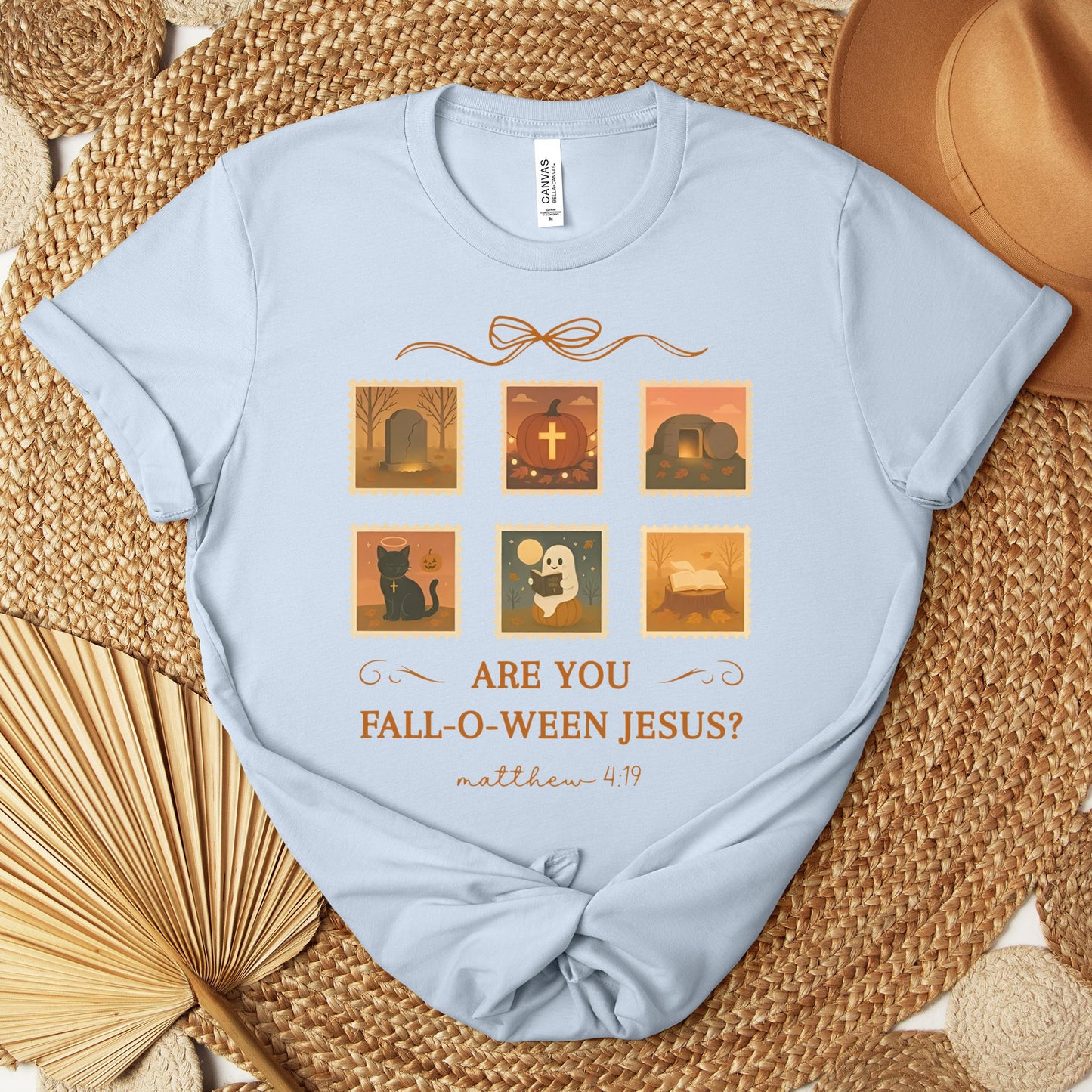 Are You Fall-O-Ween Jesus Matthew 4.19 01 Premium T-shirt