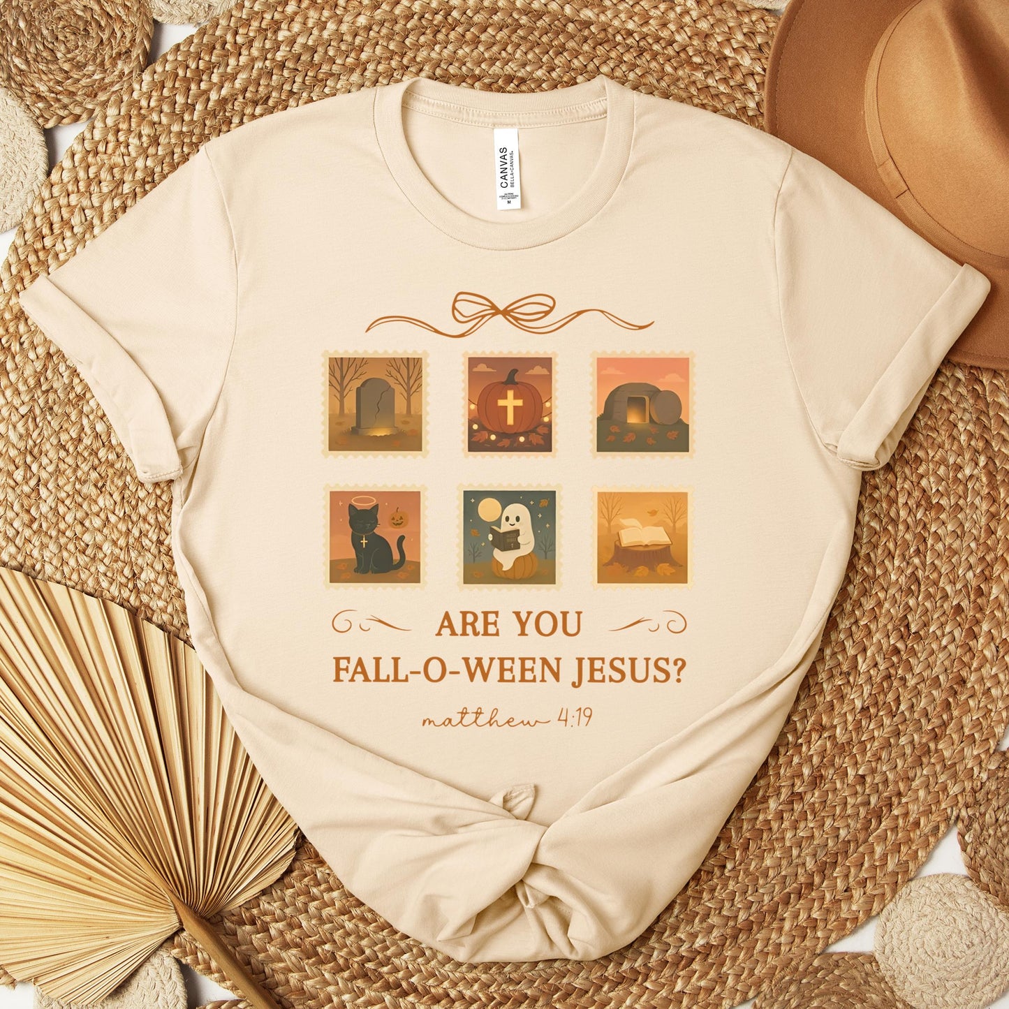 Are You Fall-O-Ween Jesus Matthew 4.19 01 Premium T-shirt
