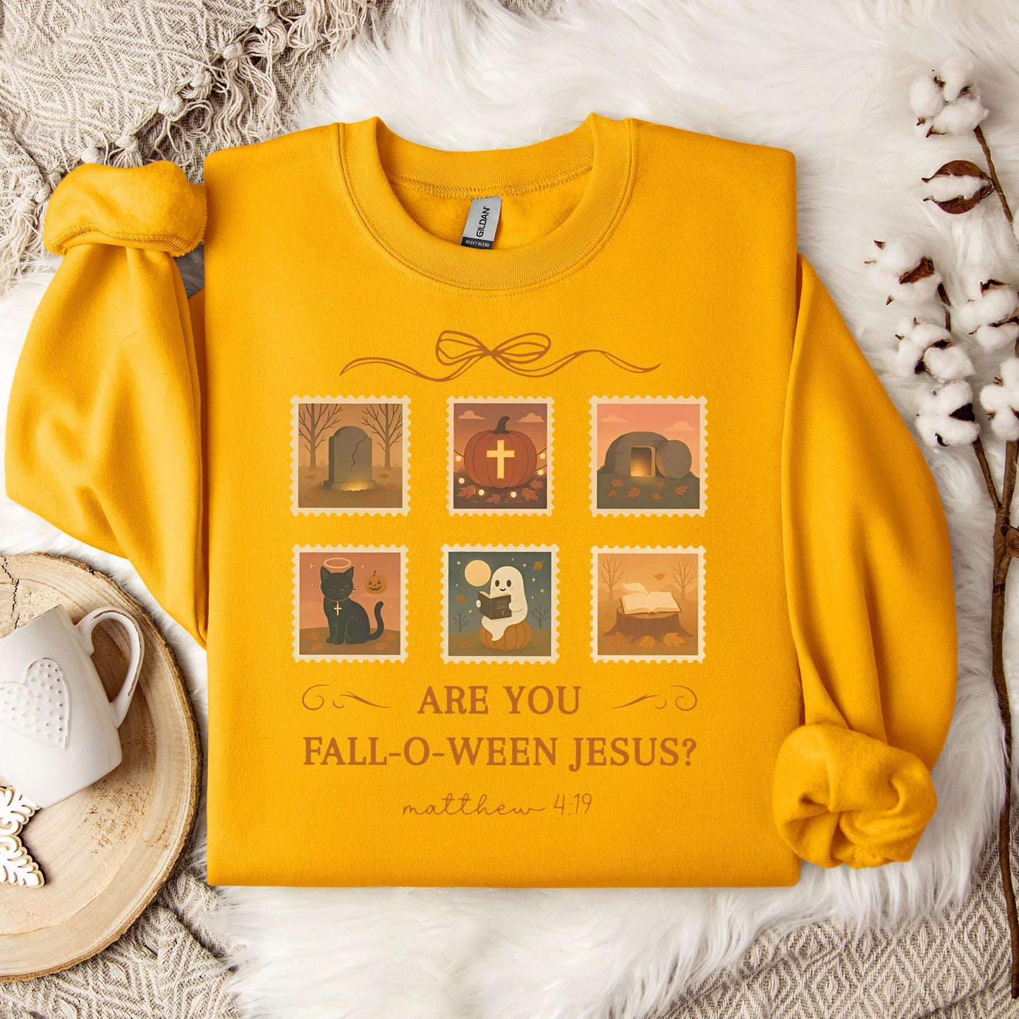 Are You Fall-O-Ween Jesus Matthew 4.19 01 Sweatshirt