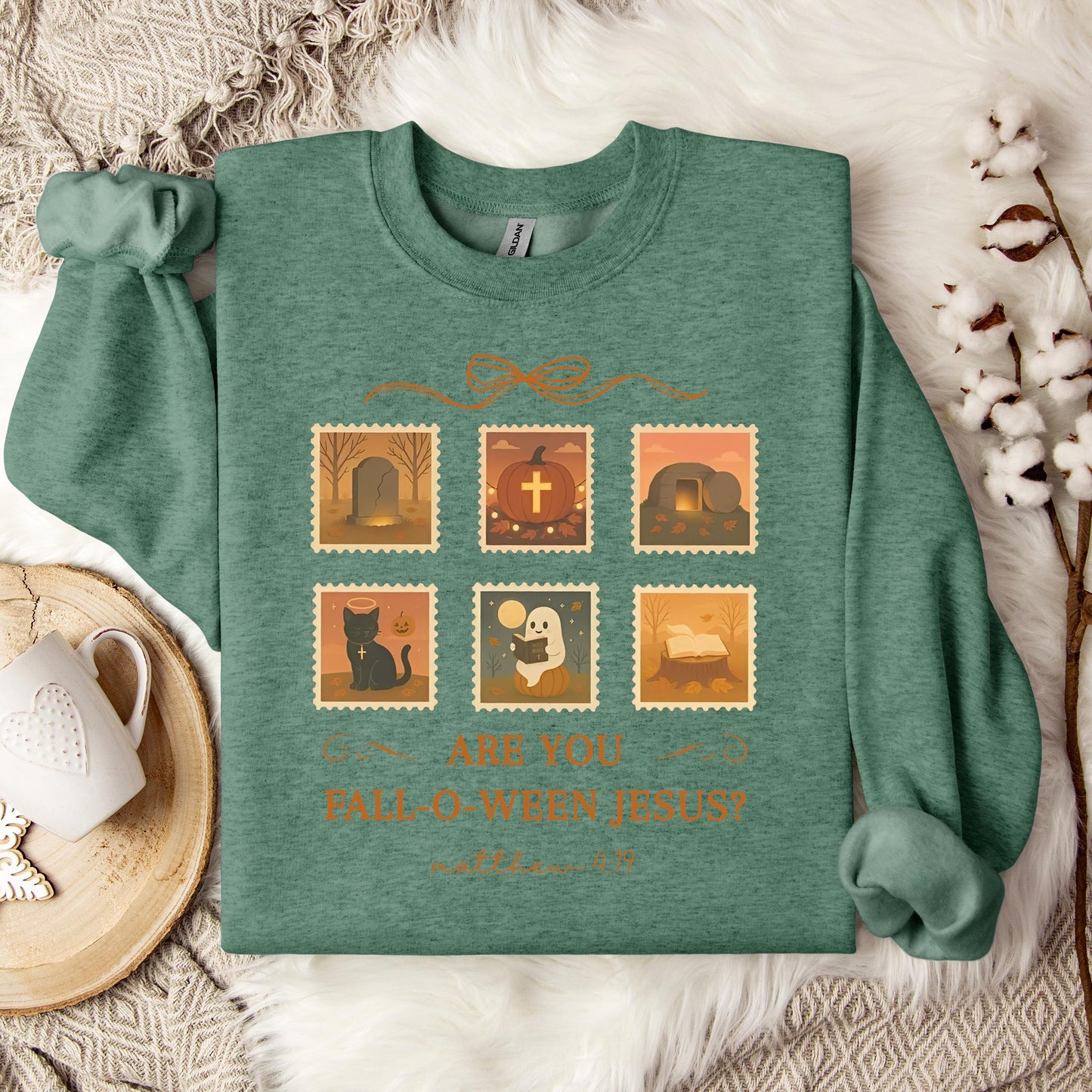 Are You Fall-O-Ween Jesus Matthew 4.19 01 Sweatshirt