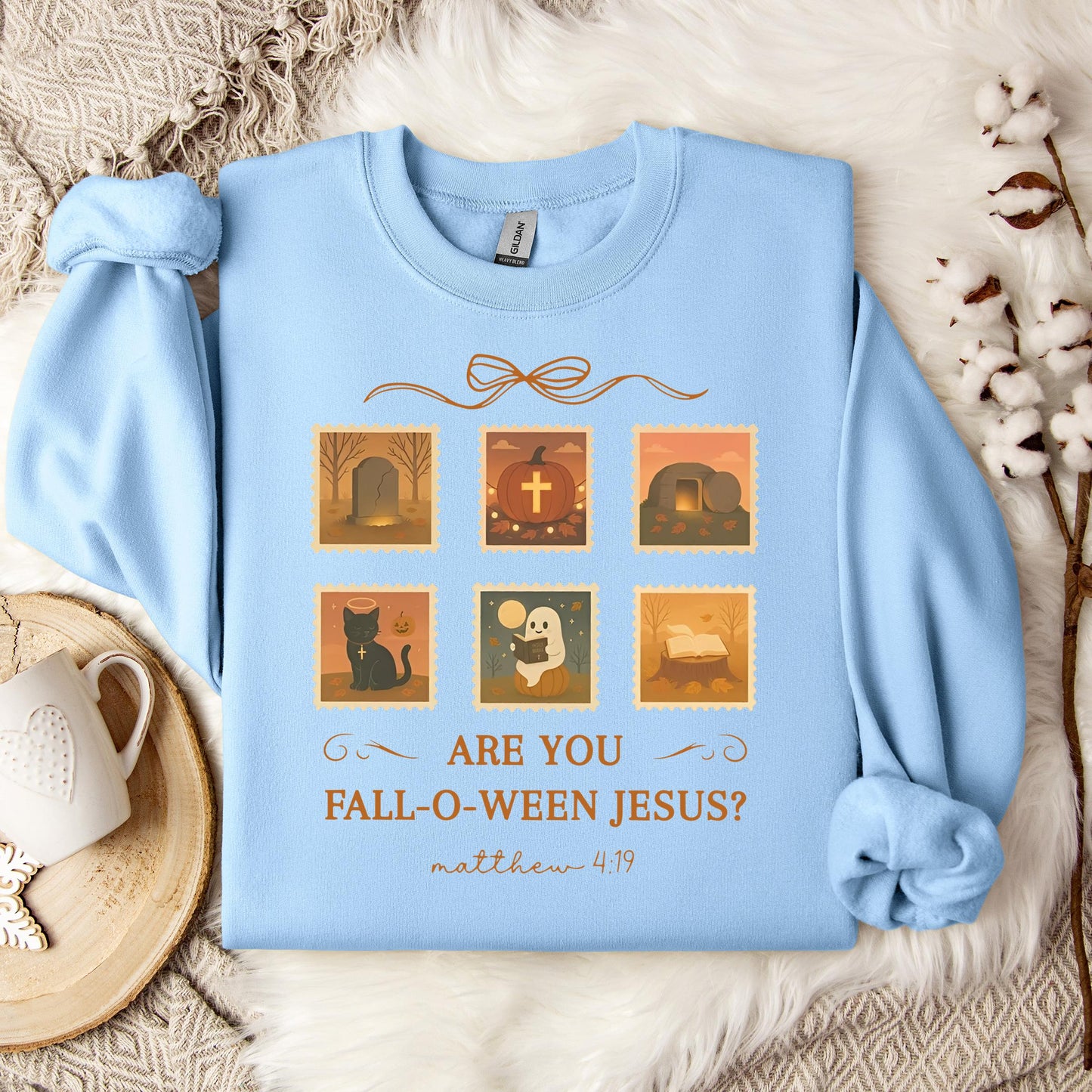Are You Fall-O-Ween Jesus Matthew 4.19 01 Sweatshirt