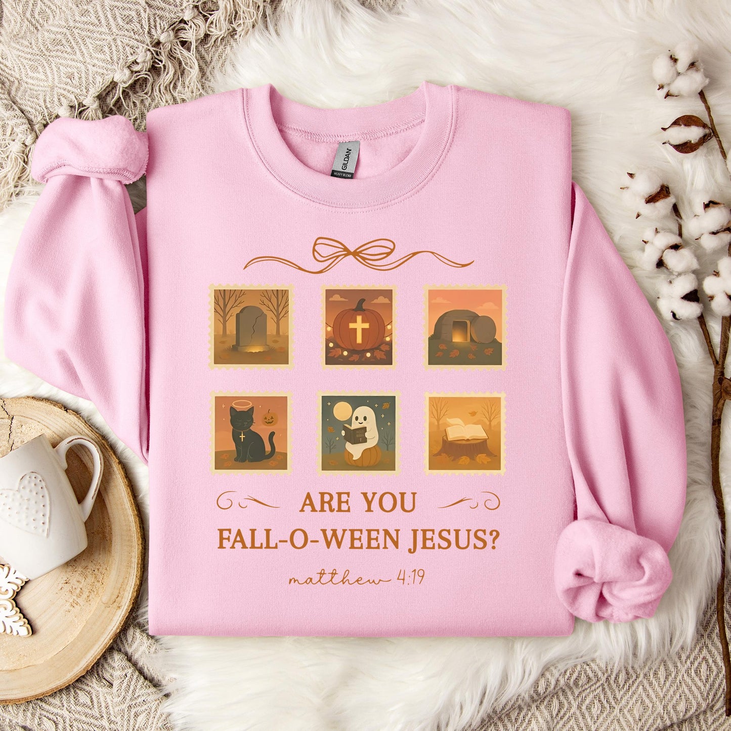 Are You Fall-O-Ween Jesus Matthew 4.19 01 Sweatshirt