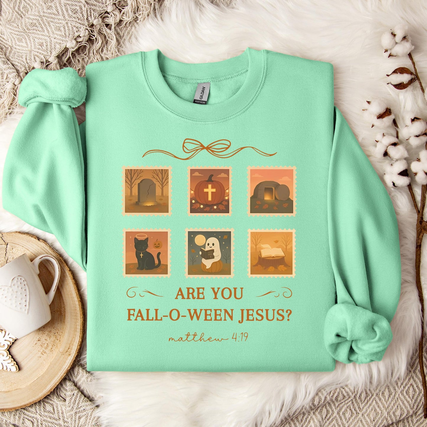 Are You Fall-O-Ween Jesus Matthew 4.19 01 Sweatshirt