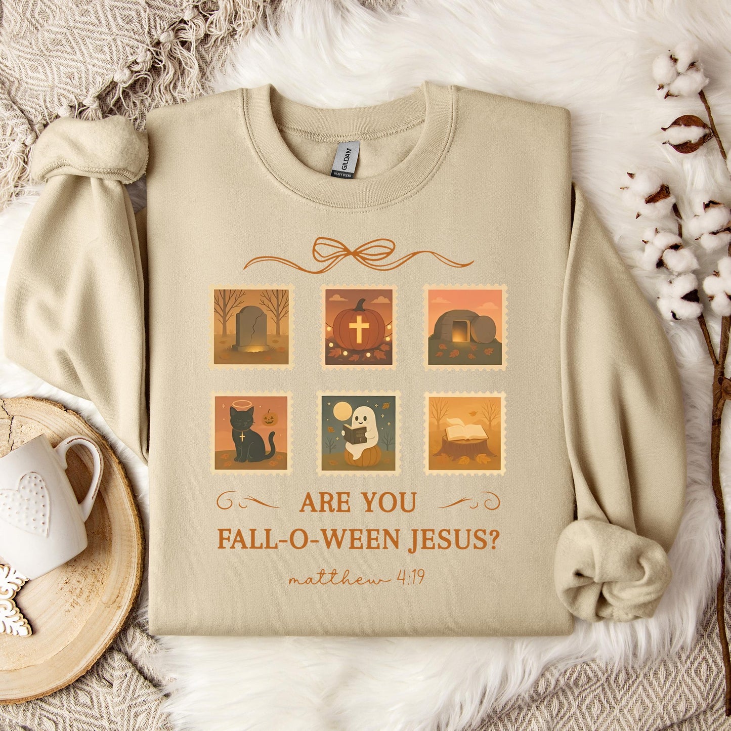 Are You Fall-O-Ween Jesus Matthew 4.19 01 Sweatshirt