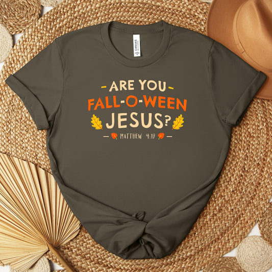 Are You Fall-O-Ween Jesus Matthew 4.19 02 Premium T-shirt