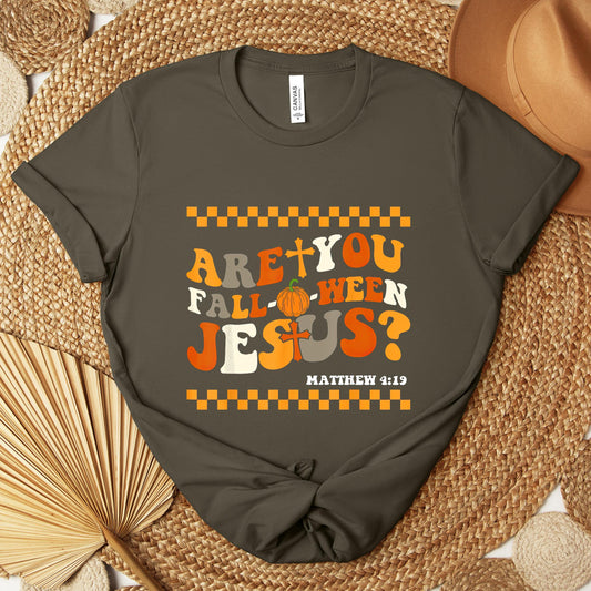 Are You Fall-O-Ween Jesus Matthew 4.19 03 Premium T-shirt